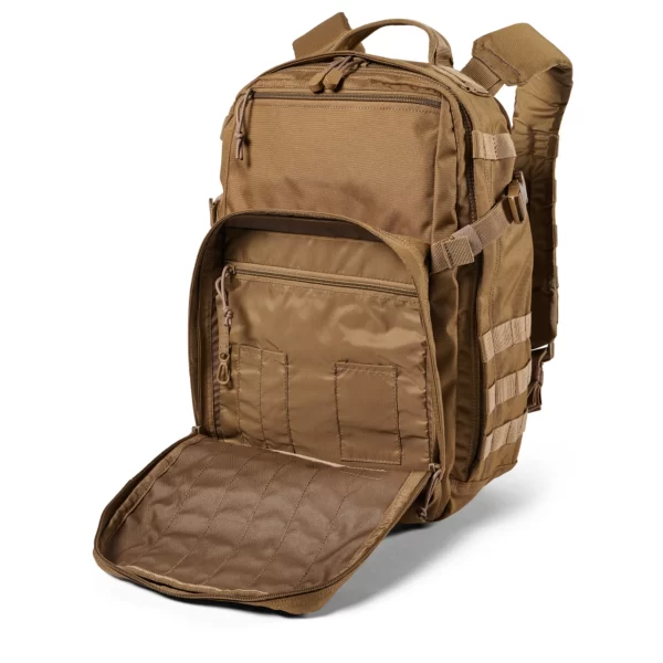 Тактичний рюкзак 5.11 Tactical Fast-Tac 12 Backpack колір - Койот (фото спереду малого відділення)