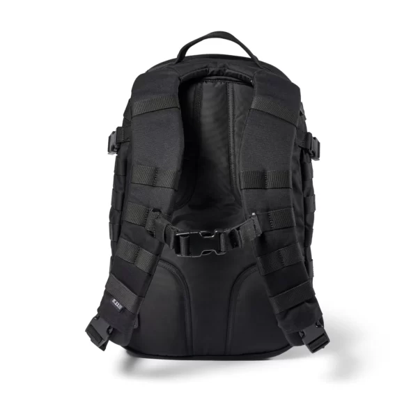 Тактичний рюкзак 5.11 Tactical RUSH12 2.0 Backpack колір - Чорний (фото ззаду)