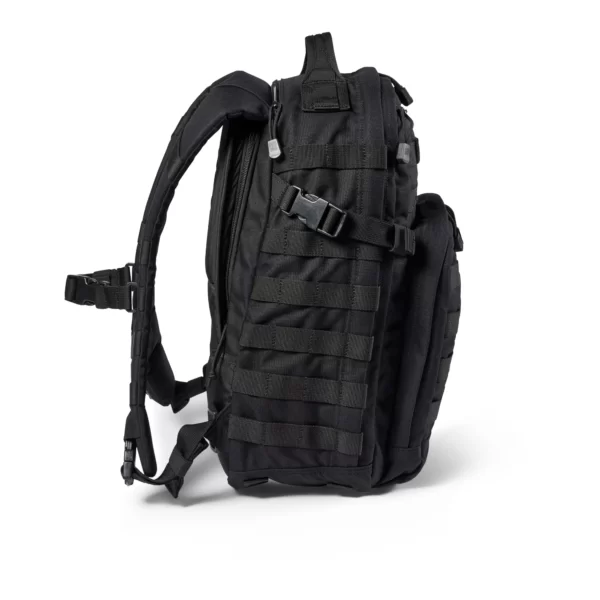 Тактичний рюкзак 5.11 Tactical RUSH12 2.0 Backpack колір - Чорний (фото збоку)