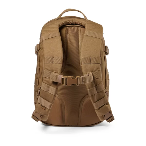 Тактичний рюкзак 5.11 Tactical RUSH12 2.0 Backpack колір - Койот (фото ззаду)