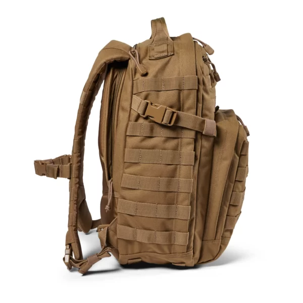 Тактичний рюкзак 5.11 Tactical RUSH12 2.0 Backpack колір - Койот (фото збоку)