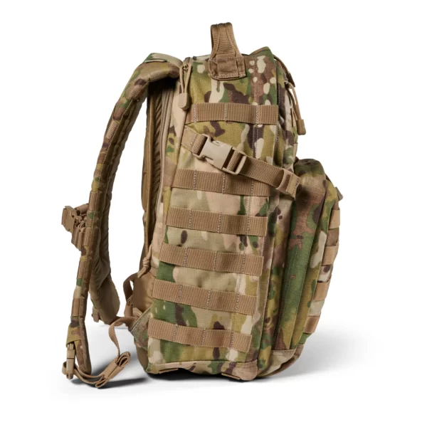 Тактичний рюкзак 5.11 Tactical RUSH12 2.0 Backpack колір - MultiCam (фото збоку)