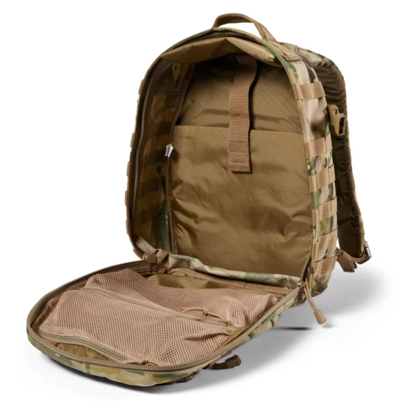 Тактичний рюкзак 5.11 Tactical RUSH12 2.0 Backpack колір - MultiCam (фото спереду великого відділення)