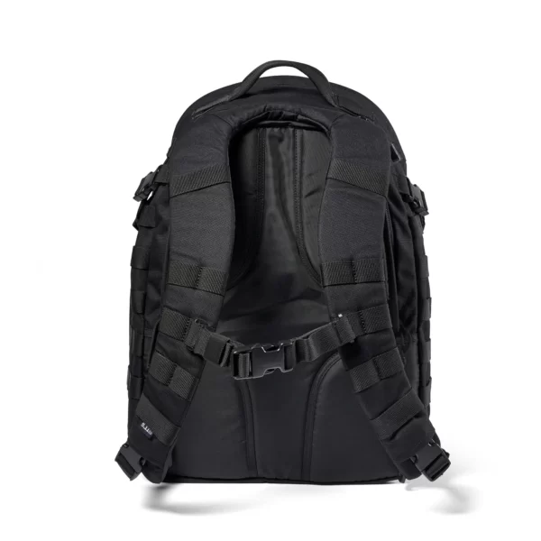 Тактичний рюкзак 5.11 Tactical RUSH24 2.0 Backpack колір - Чорний (фото ззаду)