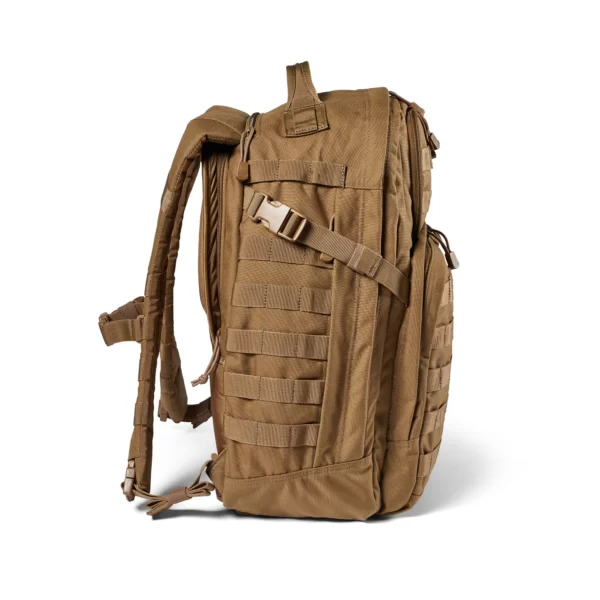 Тактичний рюкзак 5.11 Tactical RUSH24 2.0 Backpack колір - Койот (фото збоку)