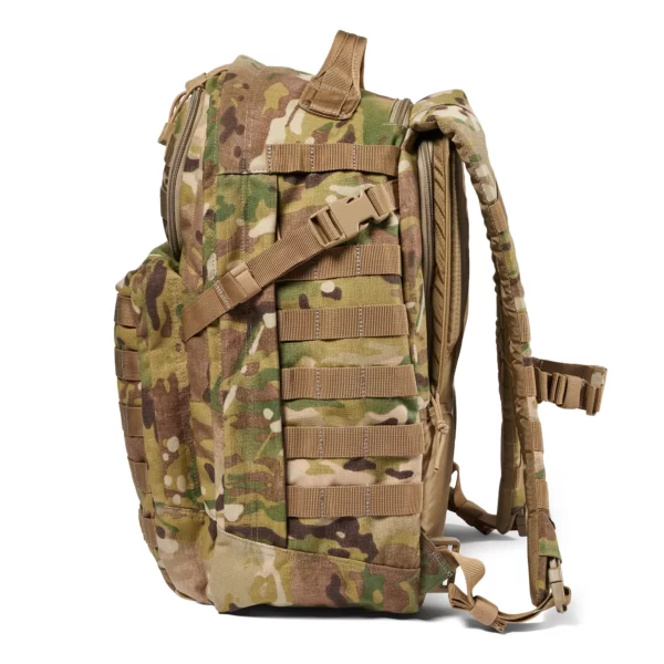 Тактичний рюкзак 5.11 Tactical RUSH24 2.0 Backpack колір - MultiCam (фото збоку)