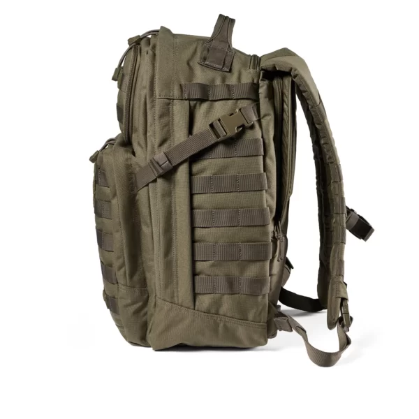 Тактичний рюкзак 5.11 Tactical RUSH24 2.0 Backpack колір - Олива (фото збоку)