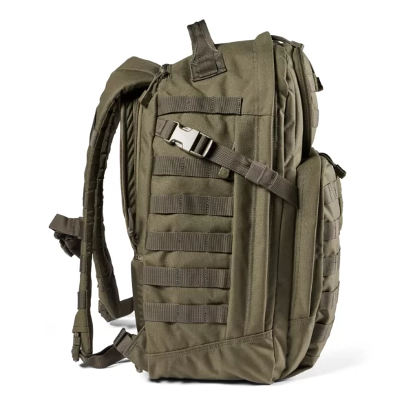 Тактичний рюкзак 5.11 Tactical RUSH24 2.0 Backpack колір - Олива (фото збоку)