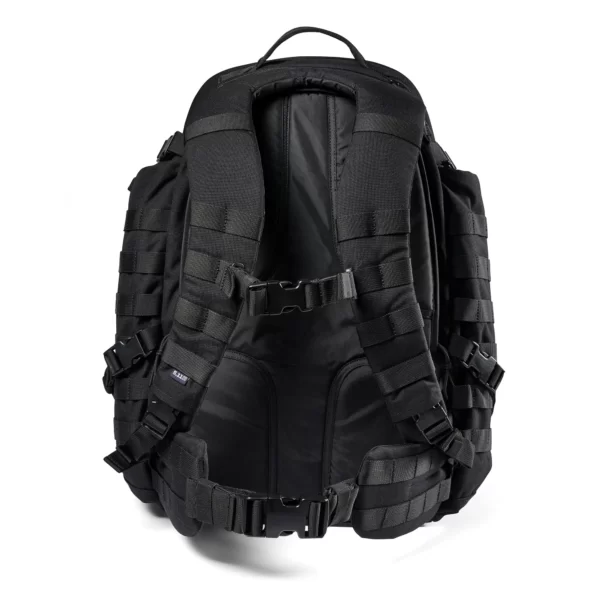 Тактичний рюкзак 5.11 Tactical RUSH72 2.0 Backpack колір - Чорний (фото ззаду)