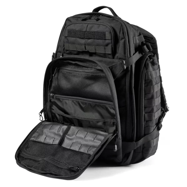 Тактичний рюкзак 5.11 Tactical RUSH72 2.0 Backpack колір - Чорний (фото спереду малого відділення)