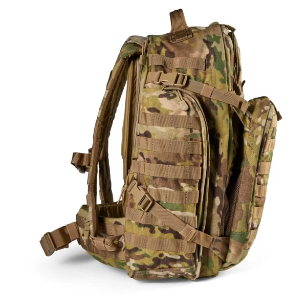 Тактичний рюкзак 5.11 Tactical RUSH72 2.0 Backpack колір - Multicam (фото збоку)