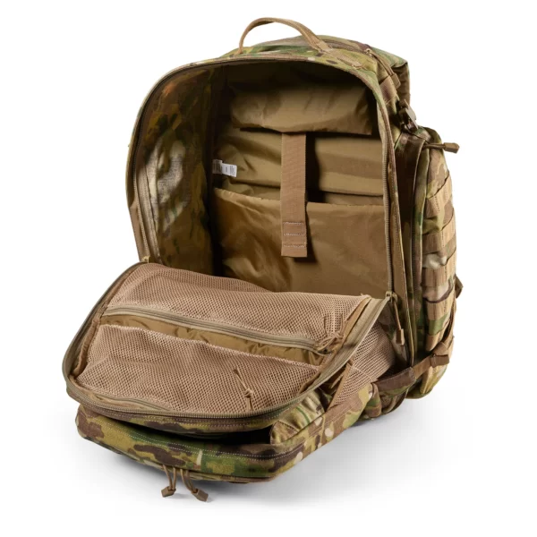 Тактичний рюкзак 5.11 Tactical RUSH72 2.0 Backpack колір - Multicam (фото великого відділення)