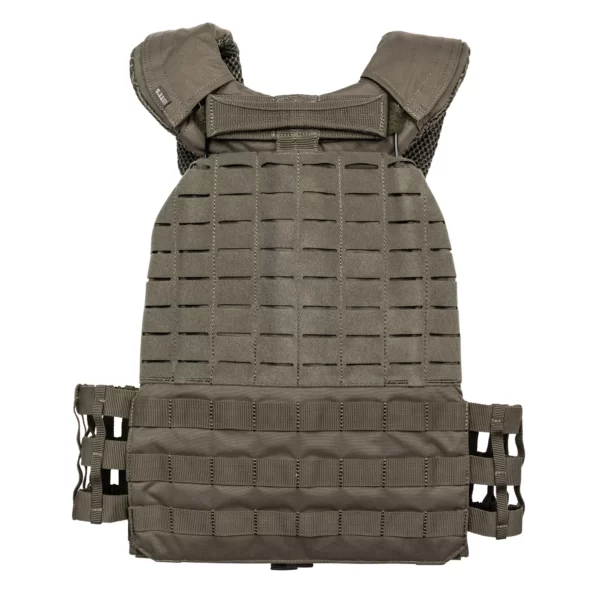 Плитоноска 5.11 TacTec Plate Carrier колір - Олива (фото ззаду)