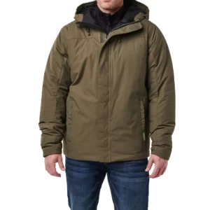 Куртка тактична зимова Atmos warming jacket від 5.11 Tactical, колір - Олива (фото спереду)