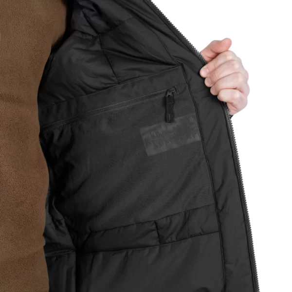 Куртка тактична зимова Bastion jacket від 5.11 Tactical, колір - Чорна (детальне фото)