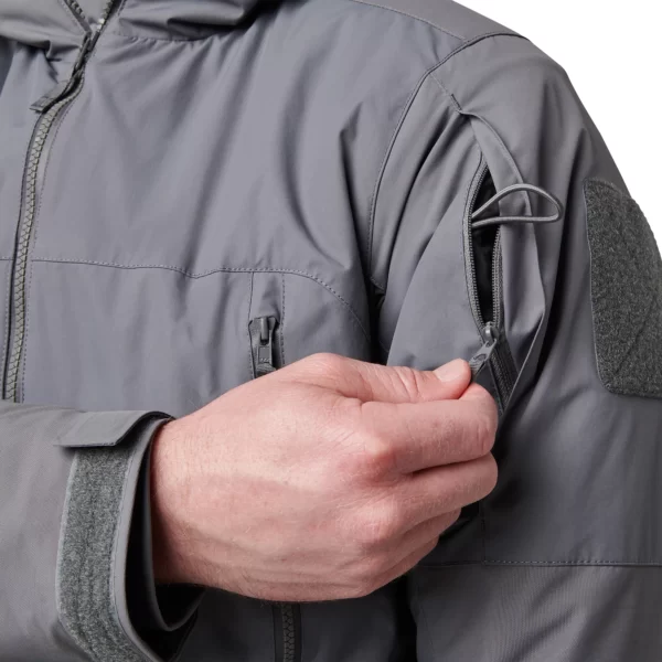 Куртка тактична зимова Bastion jacket від 5.11 Tactical, колір - Сірий (детальне фото)