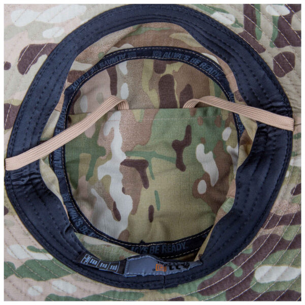 Тактична панама Boonie Hat Multicam від 5.11 Tactical, колір - камуфляж Multicam (фото в середені)