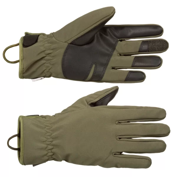 Тактичні вологозахисні рукавички Cyclone Field Gloves від P1G, колір - Олива (фото спереду)