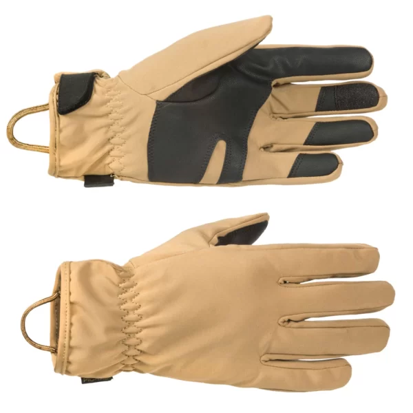 Тактичні вологозахисні рукавички Cyclone Field Gloves від P1G, колір - Койот (фото спереду)