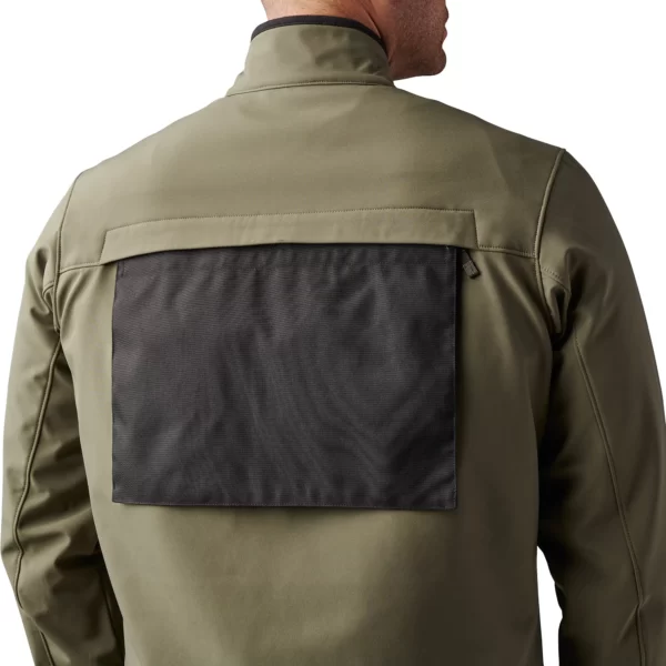 Демісезонна тактична куртка Chameleon softshell Jacket від 5.11 Tactical, колір - Олива (детальне фото)