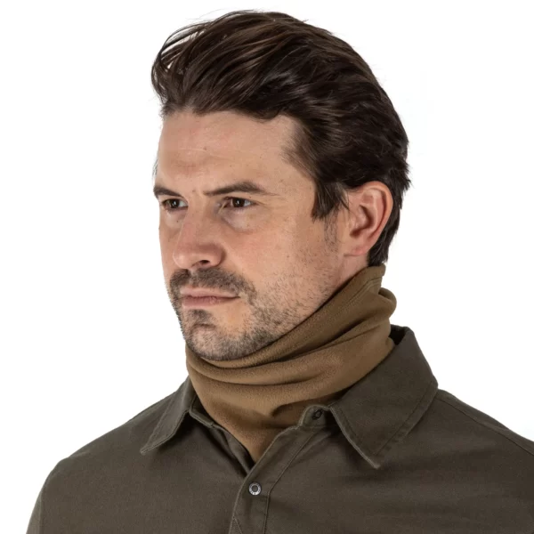 Мультифункціональний тактичний шарф Fleece Neck Gaiter від 5.11 Tactical, колір - Койот (фото спереду)