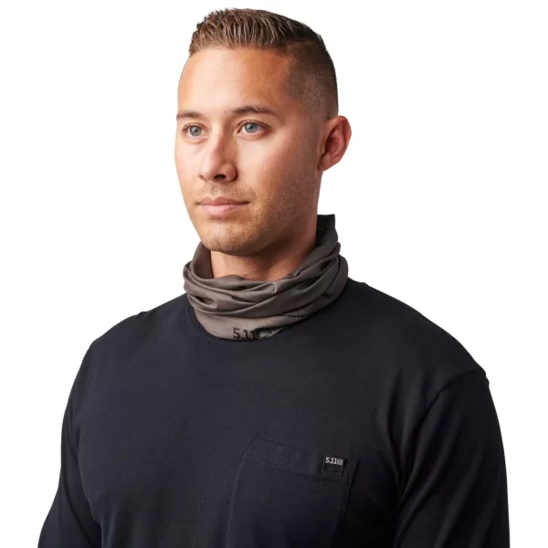 Мультифункціональний тактичний шарф Halo Neck Gaiter від 5.11 Tactical, колір - Олива (фото спереду)