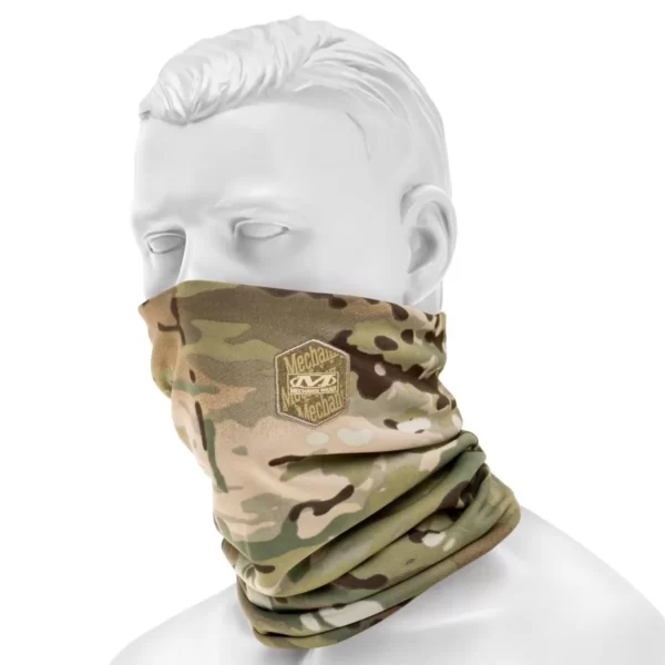 Мультифункціональний тактичний шарф Neck Gaiter MultiCam від Mechanix, колір - камуфляж MultiСam (фото спереду)