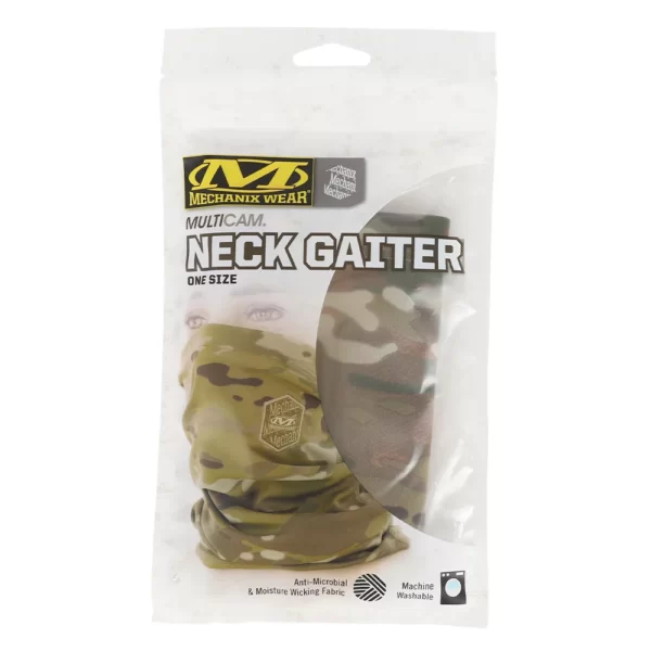 Мультифункціональний тактичний шарф Neck Gaiter MultiCam від Mechanix, колір - камуфляж MultiСam (фото в упаковці)