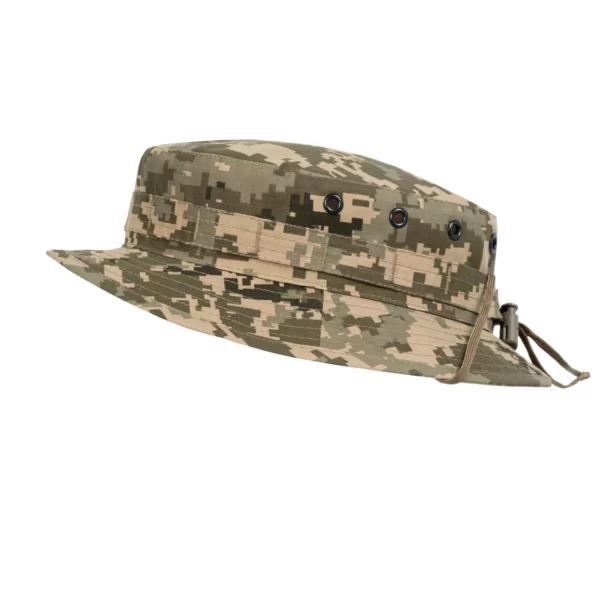 Тактична панама Military Boonie Hat від P1G, колір - камуфляж UDC Піксель (фото з боку)