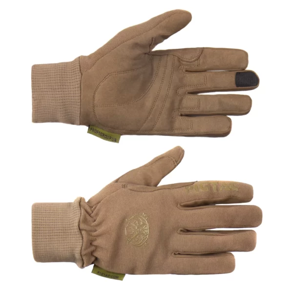 Тактичні демісезонні рукавички Mount Patrol Gloves від P1G, колір - Койот (фото спереду)