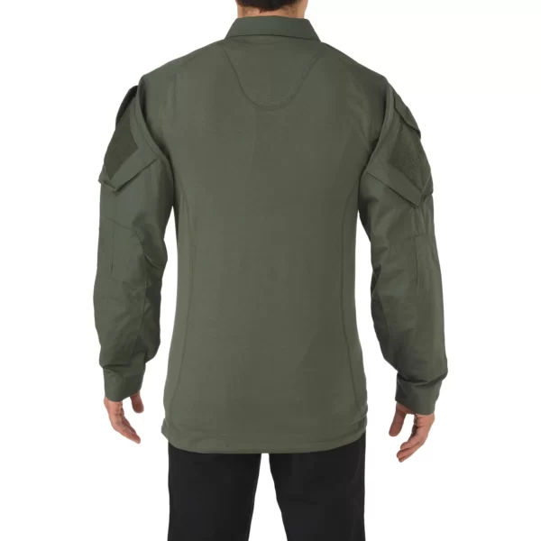 Тактична сорочка Rapid Assault Shirt від 5.11 Tactical, колір - Олива (фото ззаду)