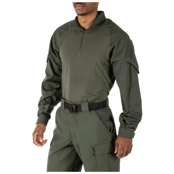 Тактична сорочка Rapid Assault Shirt від 5.11 Tactical, колір - Олива (фото спереду)