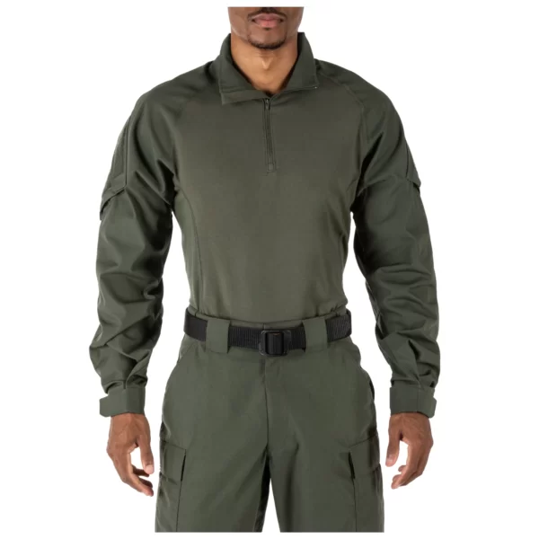 Тактична сорочка Rapid Assault Shirt від 5.11 Tactical, колір - Олива (фото спереду)