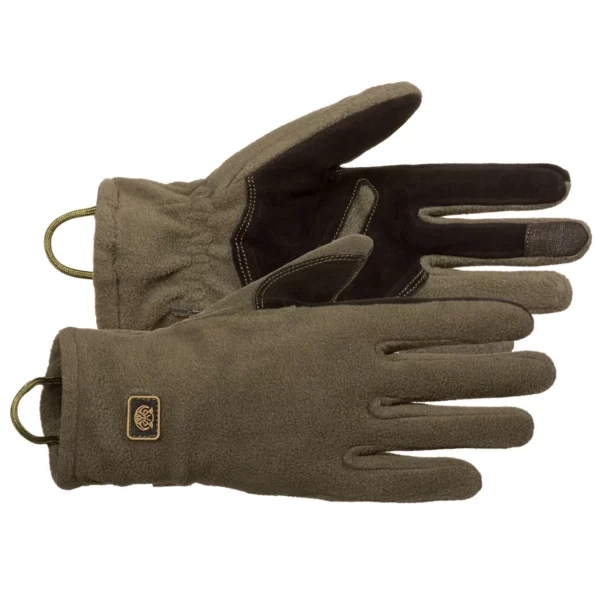 Тактичні зимові рукавички Rifle Shooting Winter Gloves від P1G, колір - Олива (фото спереду)