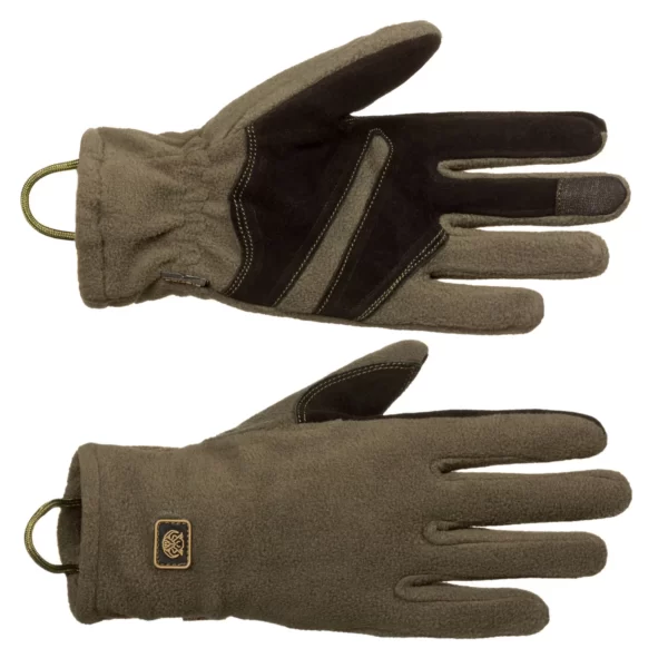 Тактичні зимові рукавички Rifle Shooting Winter Gloves від P1G, колір - Олива (фото спереду)