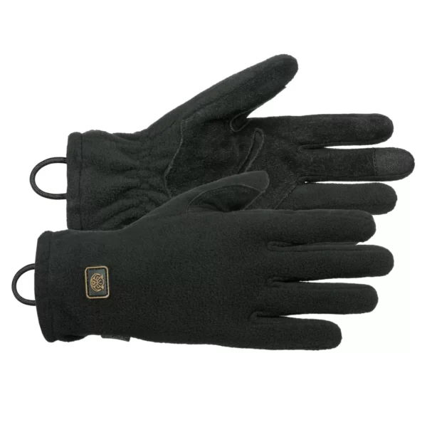 Тактичні зимові рукавички Rifle Shooting Winter Gloves від P1G, колір - Чорний (фото спереду)