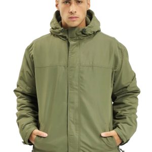 Тактична куртка softshell Brandit Front Zip Олива (фото спереду)